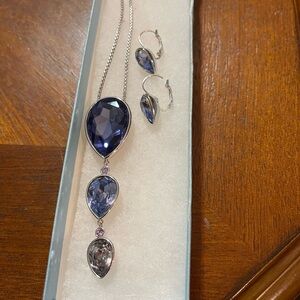 Touchstone Crystal by Swarovski Necklace and Earrings
